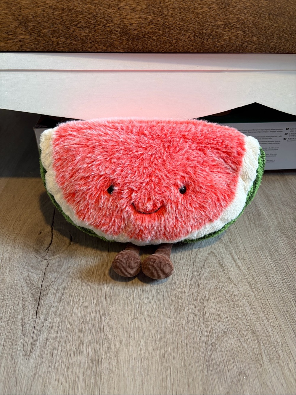 Jellycat MED Watermelon Plush Slice with Brown Feet
